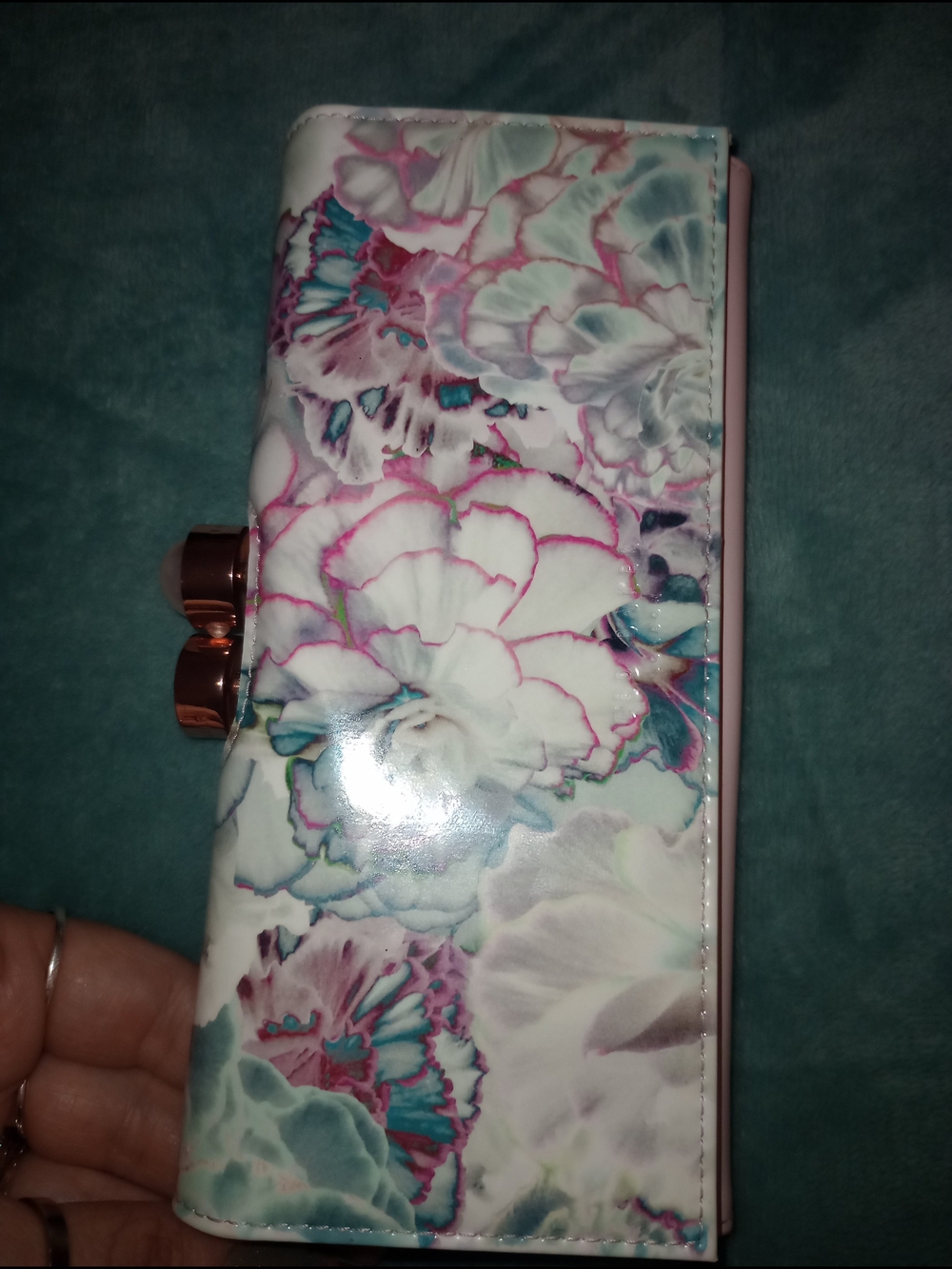 Ted Baker Marietta Floral Kisslock Wallet - Picture 2 of 13